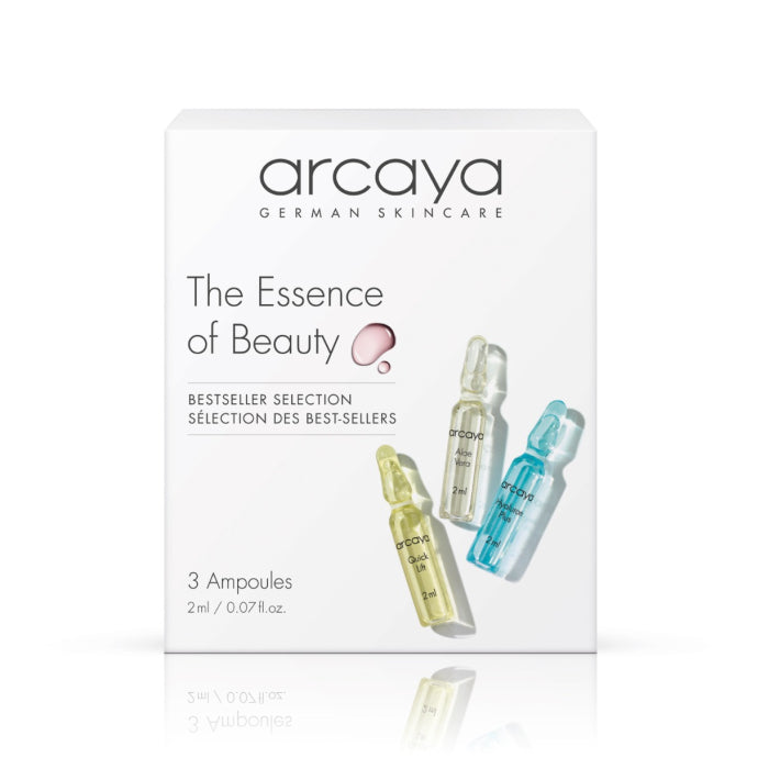 Essence of Beauty Ampullen mit Hyaluron, Aloe Vera & Meeresalgen | arcaya